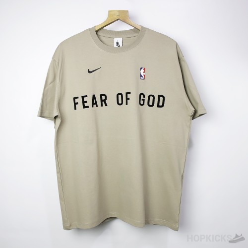 Fear of God x Nike Warm Up Brown T-shirt